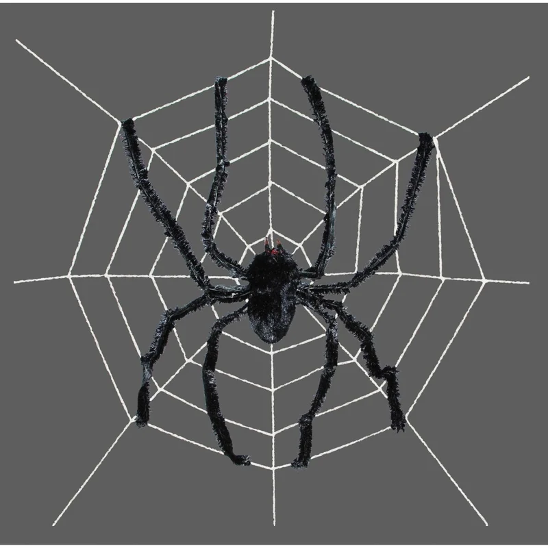 Spider Web With Giant Spider, 1 Count