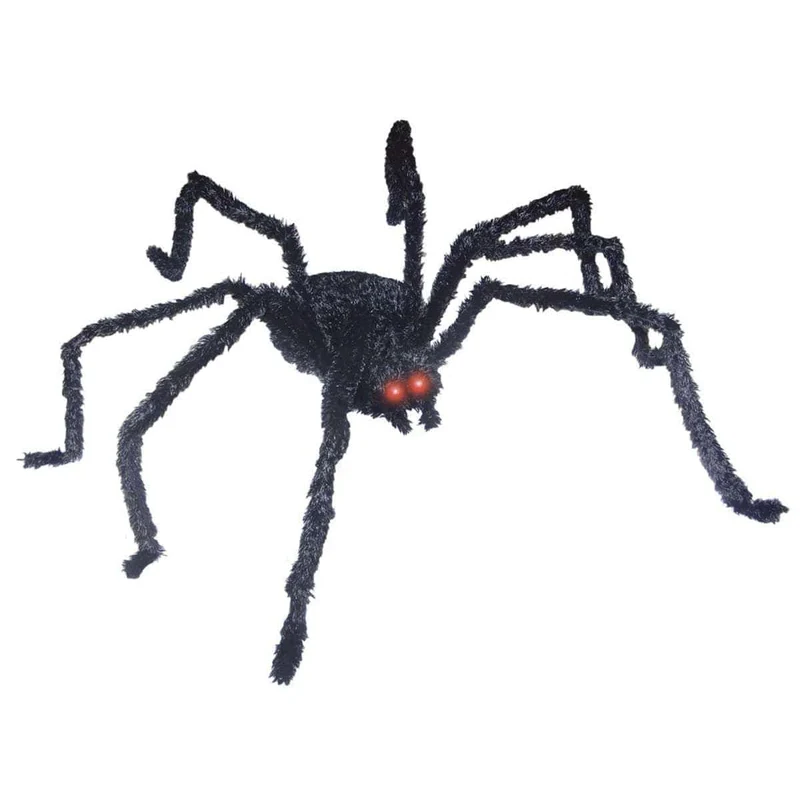 Light-up medium black spider