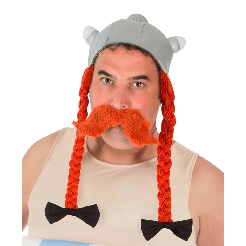 Obelix Hat for Adults, Asterix and Obelix