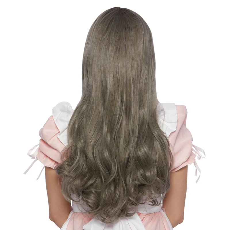 Mizuki Ash Brown Wavy Long Wig for Adults