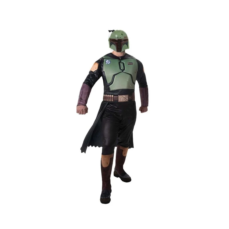 Star Wars Boba Fett Qualux Costume for Adults, Bounty Hunter Jumpsuit