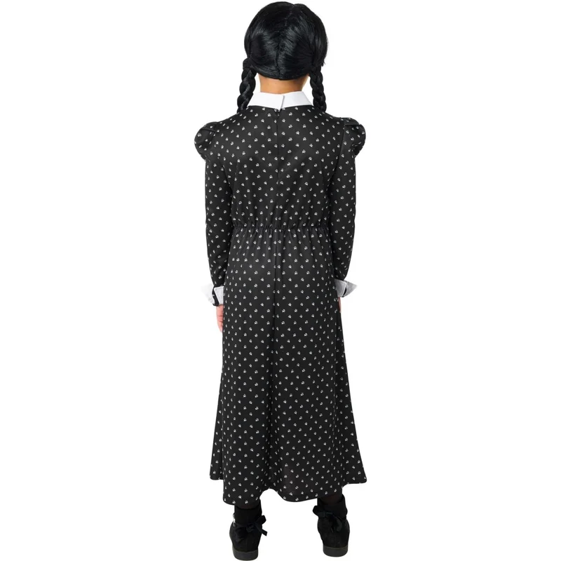 The Addams Family Wednesday Costume for Kids, Black Dress