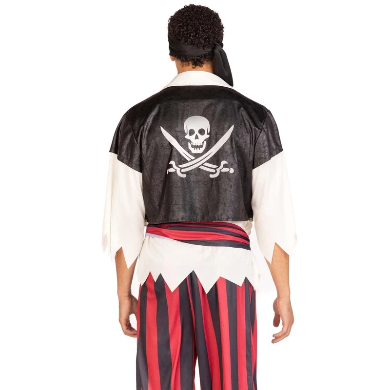 Jolly Roger Pirate Costume for Adults