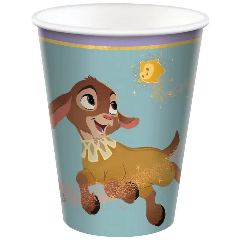 Disney Wish Birthday Party Paper Cups, 9 Oz, 8 Count