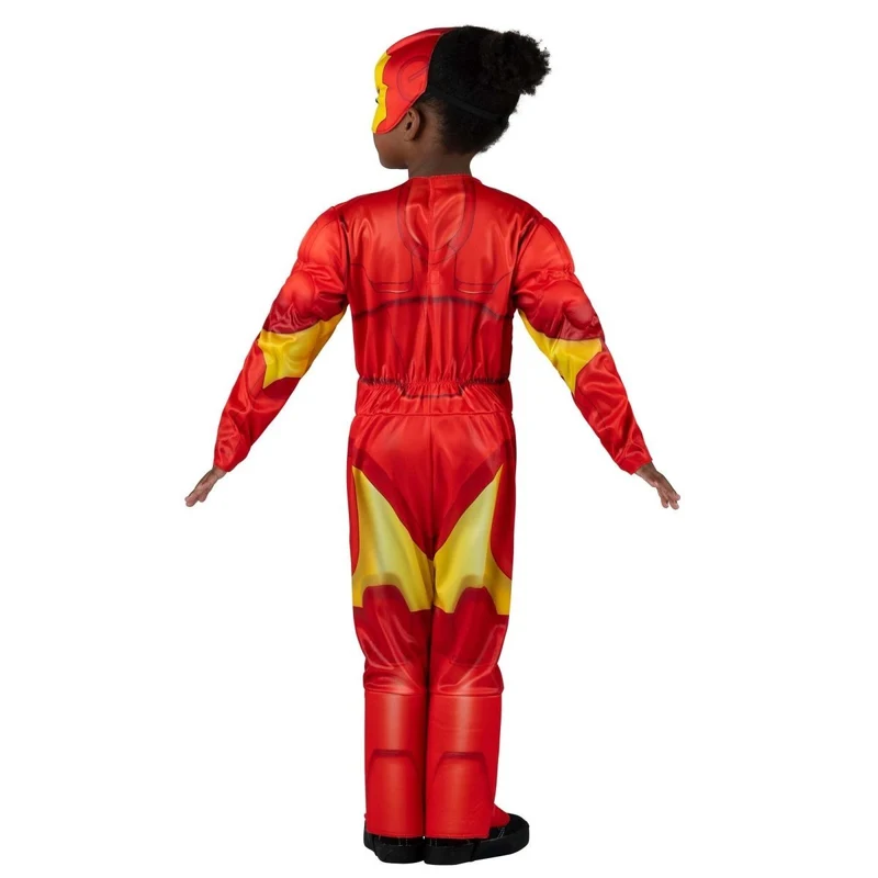 Marvel Iron Man Costume for Toddlers, Red Padded Jumpsuit