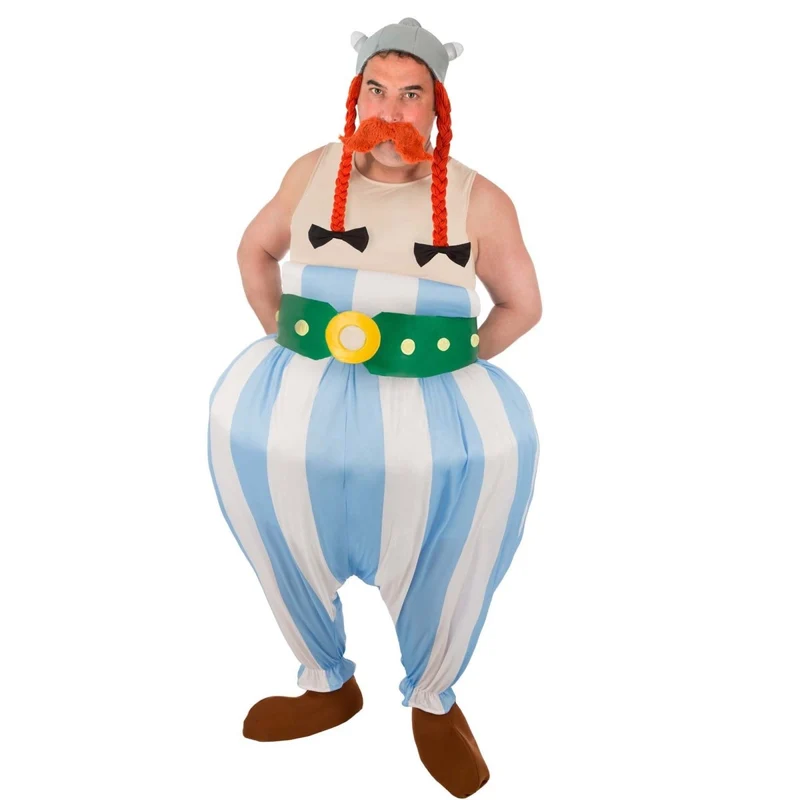 Obelix Costume for Adults, Asterix and Obelix, Jumpsuit