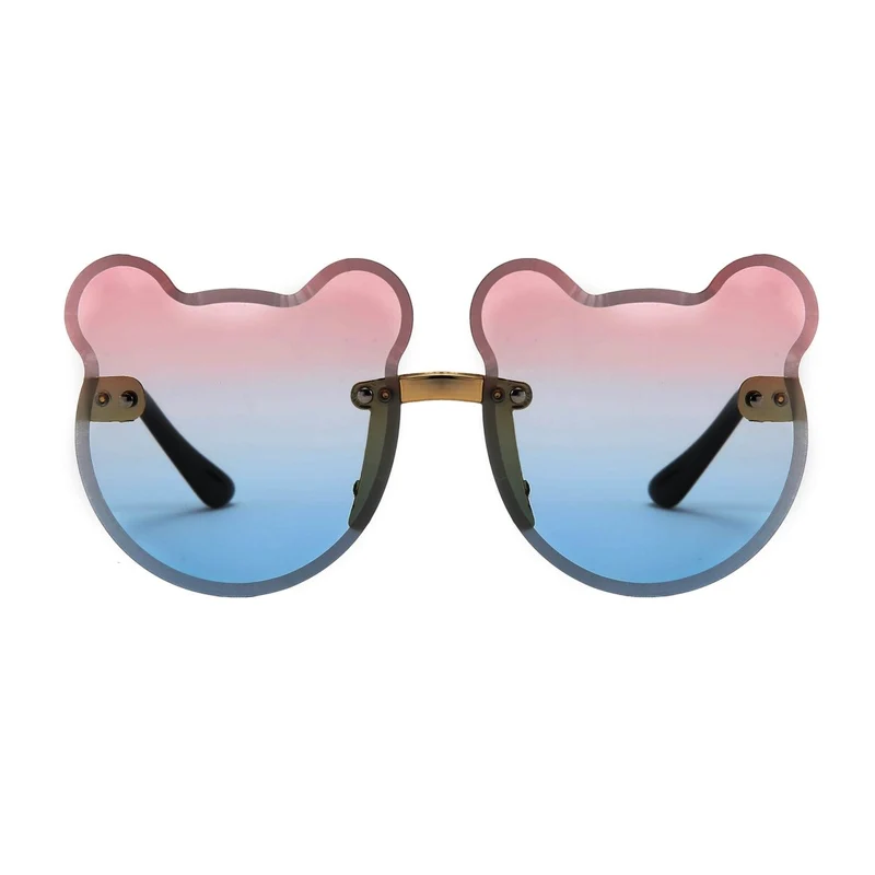 Pink and Blue Bear Glasses for Kids