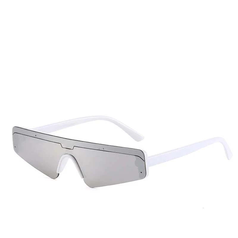 White Futuristic Glasses for Adults