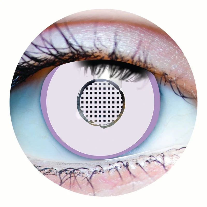 PRIMAL® Hinata Hyuga Byakugan - Pink & Purple Cosplay Contact Lenses, 3 Month Usage