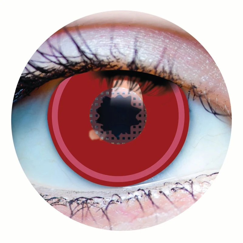 PRIMAL® Yor Forger - Red Cosplay Coloured Contact Lenses, 3 Month Usage