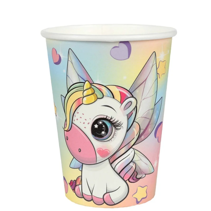 Little Fairy Birthday Party Paper Cups, 9 oz, 10 Count
