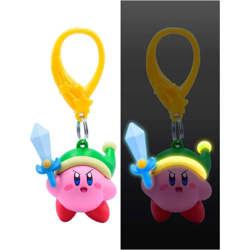 Nintendo Kirby Glow in the Dark Backpack Hangers, Assortment, 1 Count