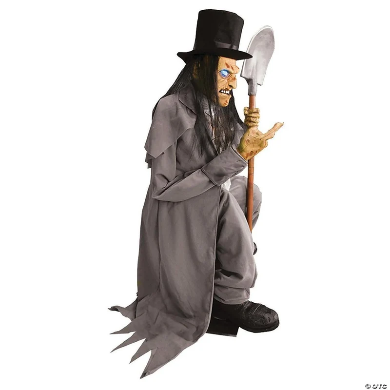 Crouching Grave Digger Animatronic, 1 Count