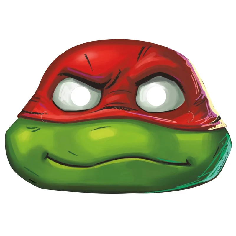 Ninja Turtles: Mutant Mayhem Party Paper Masks, 8 Count