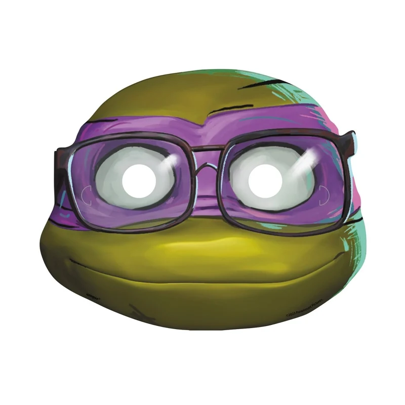 Ninja Turtles: Mutant Mayhem Party Paper Masks, 8 Count