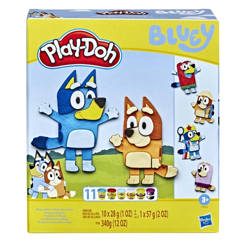 Play-Doh Bluey Make 'n Smash Costumes, 1 Count