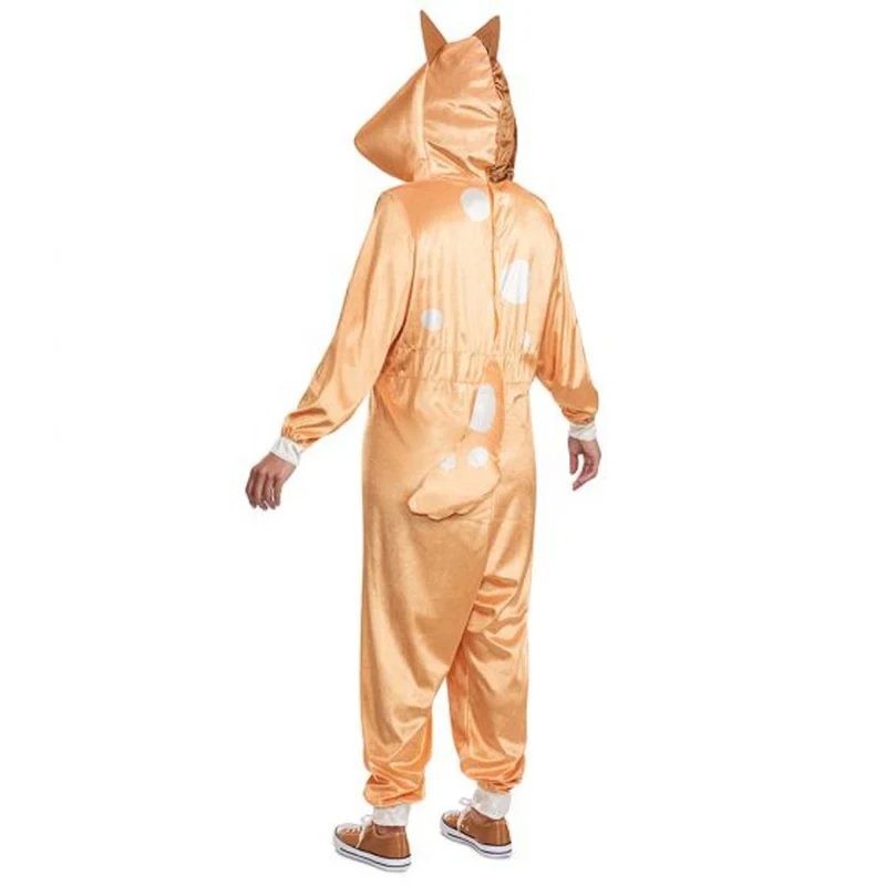 Bluey Chilli Hooded Jumpsuit Costume for Adults