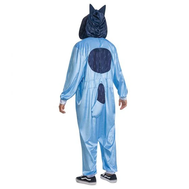 Bluey Bandit Hooded Jumpsuit Costume for Adults
