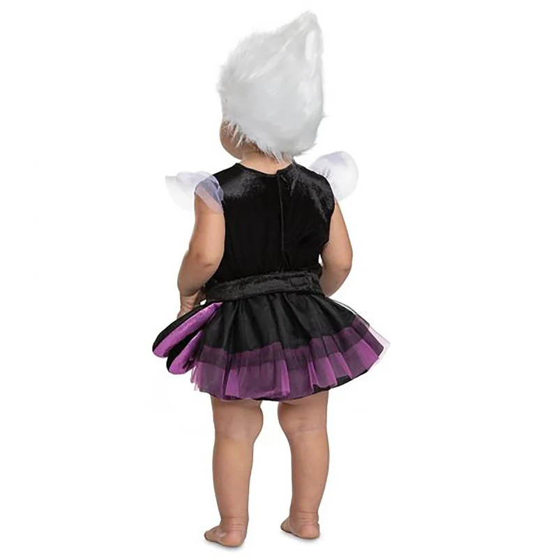 Disney The Little Mermaid Ursula Costume for Babies, Black and Purple Dress