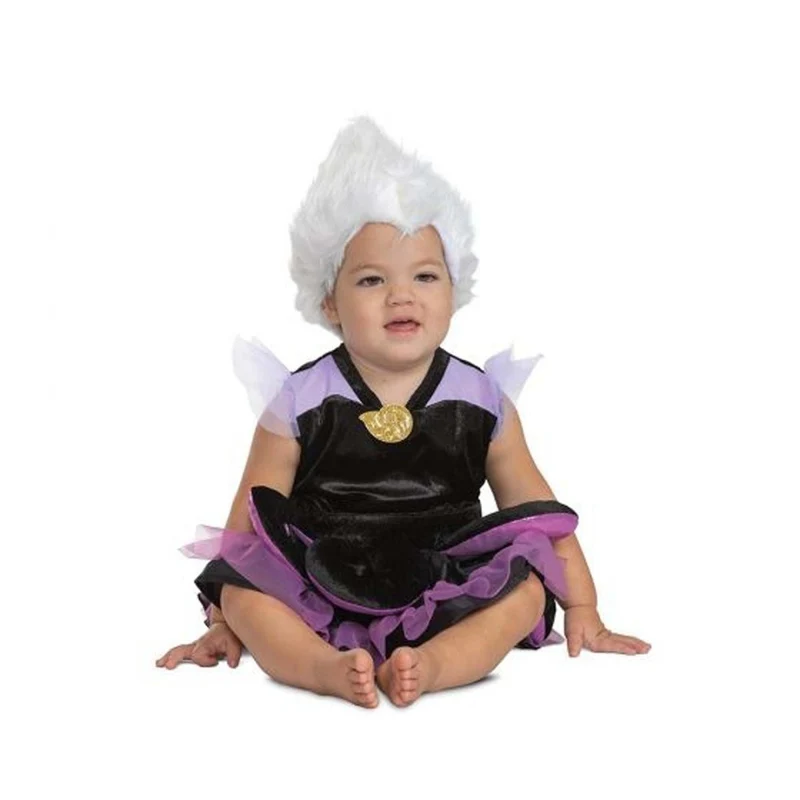 Disney The Little Mermaid Ursula Costume for Babies, Black and Purple Dress