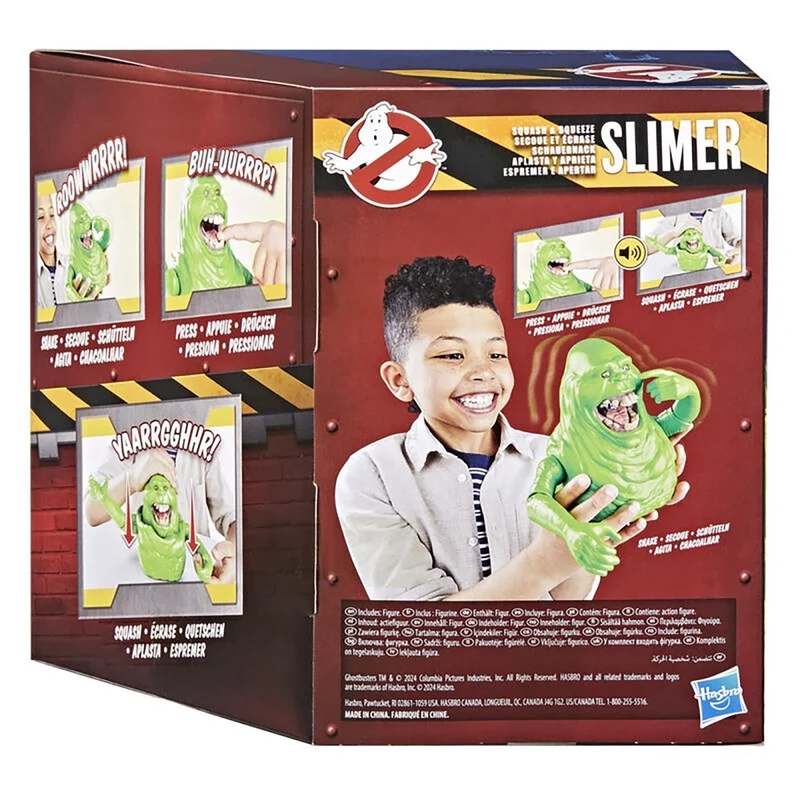 Ghostbusters Squash and Squeeze Slimer, 6 Inches, 1 Count