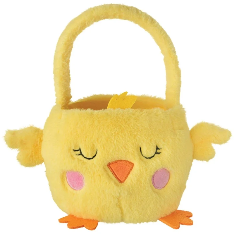 Easter Chick Easter Basket, 8 x 6 Inches, 1 Count