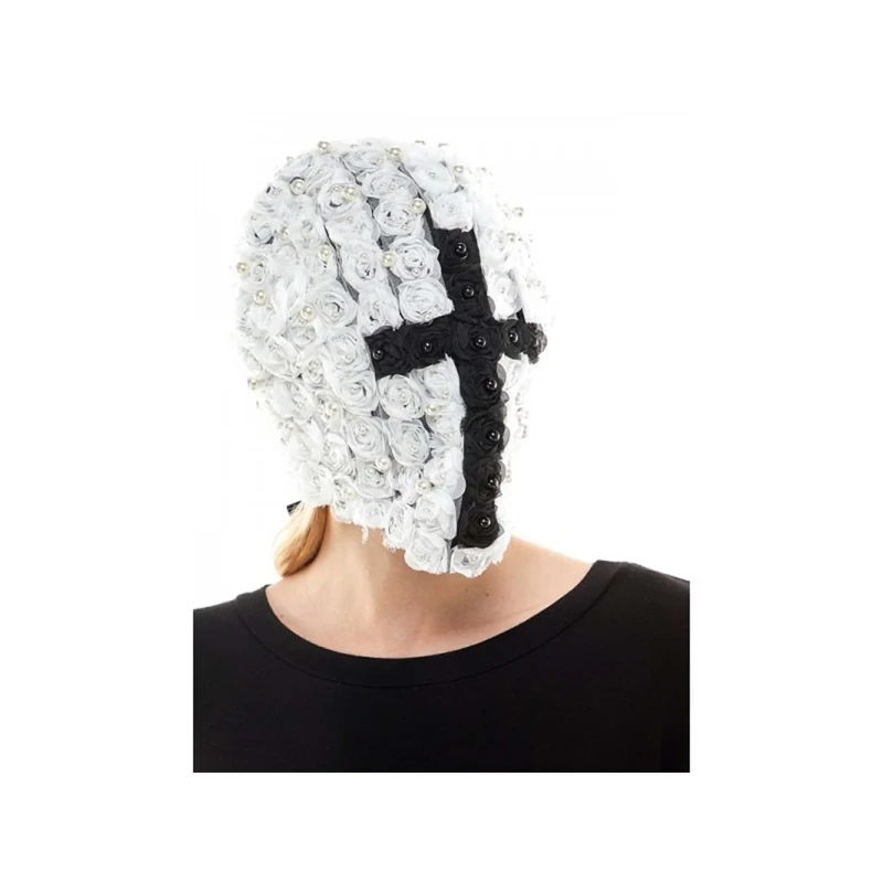 Full Face Mask With Black Cross for Adults, 1 Count