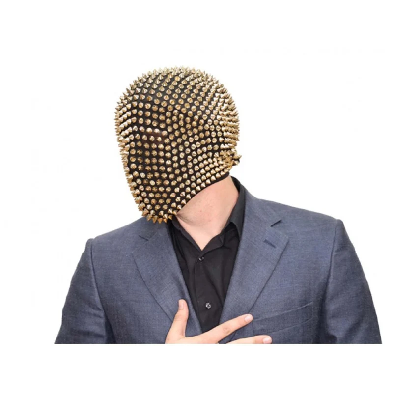 Gold Rhinestone Mask for Adults, 1 Count