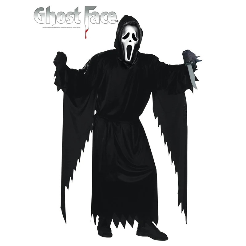 Scream Ghost Face Costume for Adults