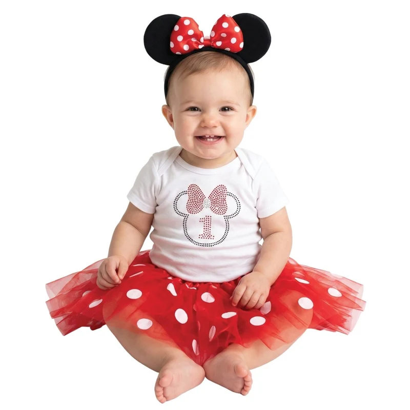 Baby Minnie Mouse Costume Kit for Babies, Assortment, 1 Count