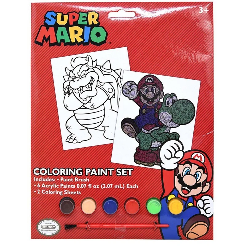 Super Mario Coloring Paint Set, 1 Count