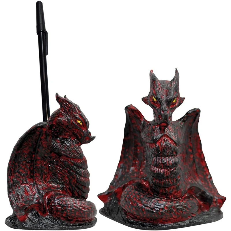 Halloween Black Dragon Pen Holder, 1 Count