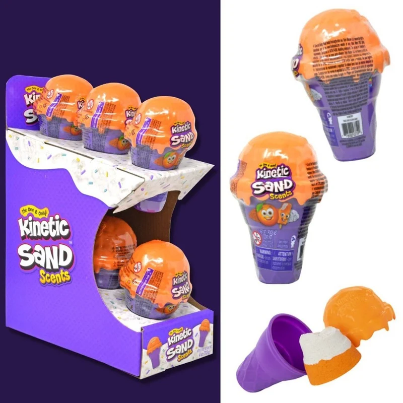 Kinetic Sand Scents, Orange Cream, 1 Count