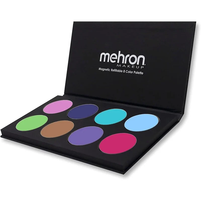 Mehron Paradise Makeup AQ Palette, 8 Pastel Colours, 1 Count