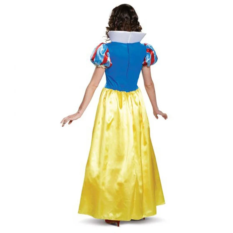 Disney Snow White Deluxe Costume for Adults, Blue and Yellow Dress