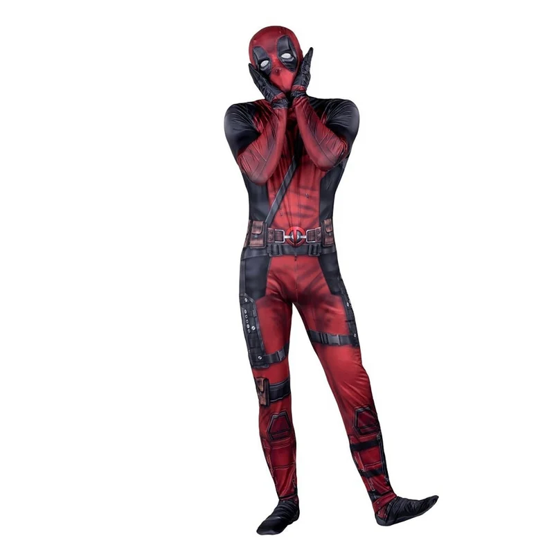 Marvel Deadpool Spandex Costume for Adults, Suit and Mask