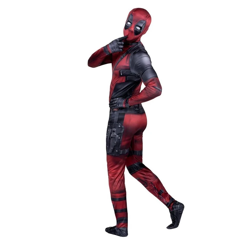 Marvel Deadpool Spandex Costume for Adults, Suit and Mask