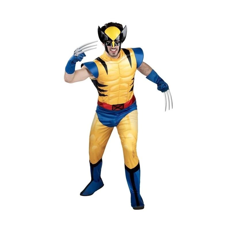 Marvel Wolverine Qualux Costume for Adults, Jumpsuit and Mask