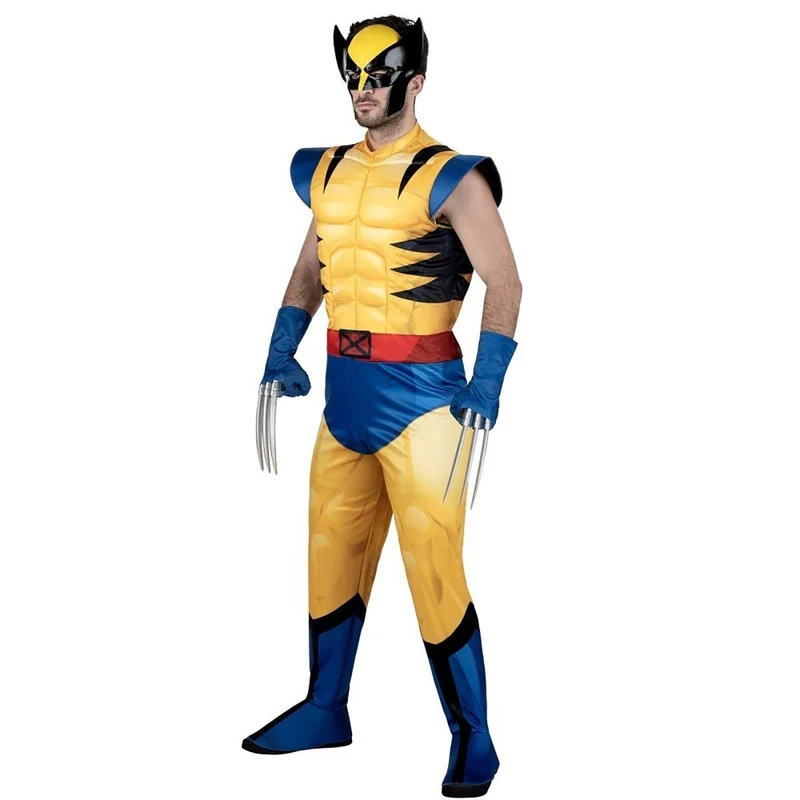 Marvel Wolverine Qualux Costume for Adults, Jumpsuit and Mask