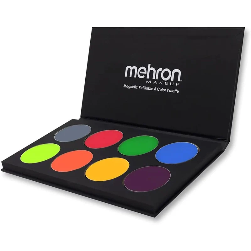 Mehron Paradise Makeup AQ Palette, 8 Tropical Colours, 1 Count