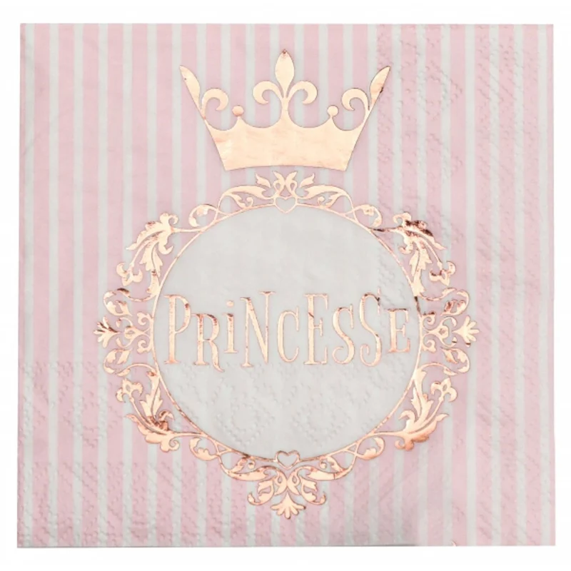 Princess Birthday Large Lunch Napkins, 20 Count
