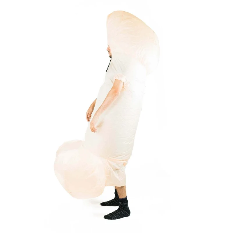 Inflatable White Penis Costume for Adults
