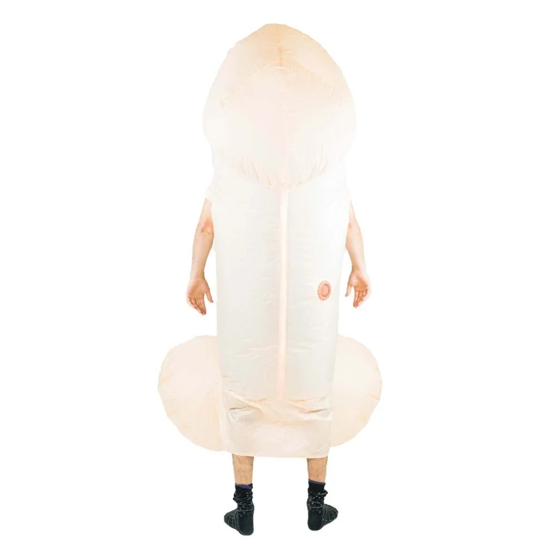 Inflatable White Penis Costume for Adults