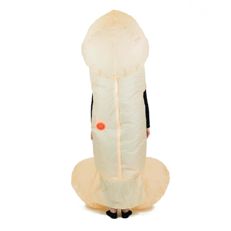 Inflatable White Penis Costume for Adults
