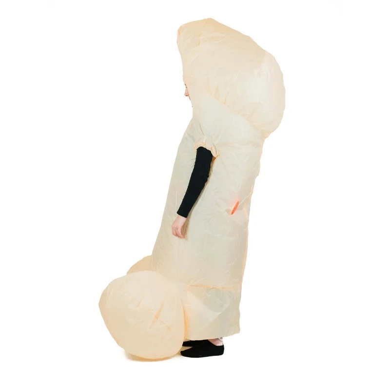 Inflatable White Penis Costume for Adults