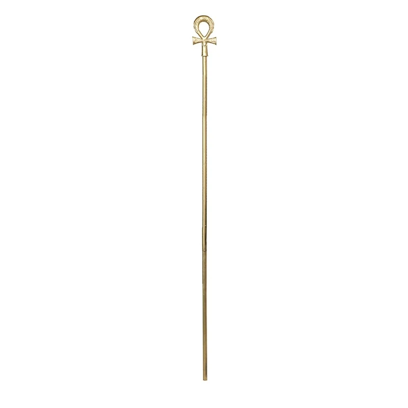 Gold Egyptian Staff, 66 Inches, 1 Count