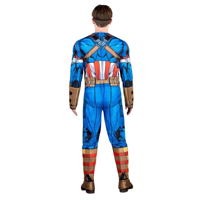 Marvel Captain America Qualux Costume for Adults, Jumpsuit and Mask