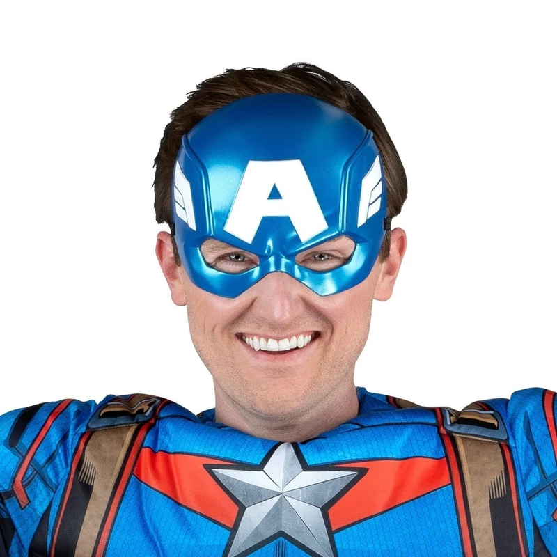 Marvel Captain America Qualux Costume for Adults, Jumpsuit and Mask