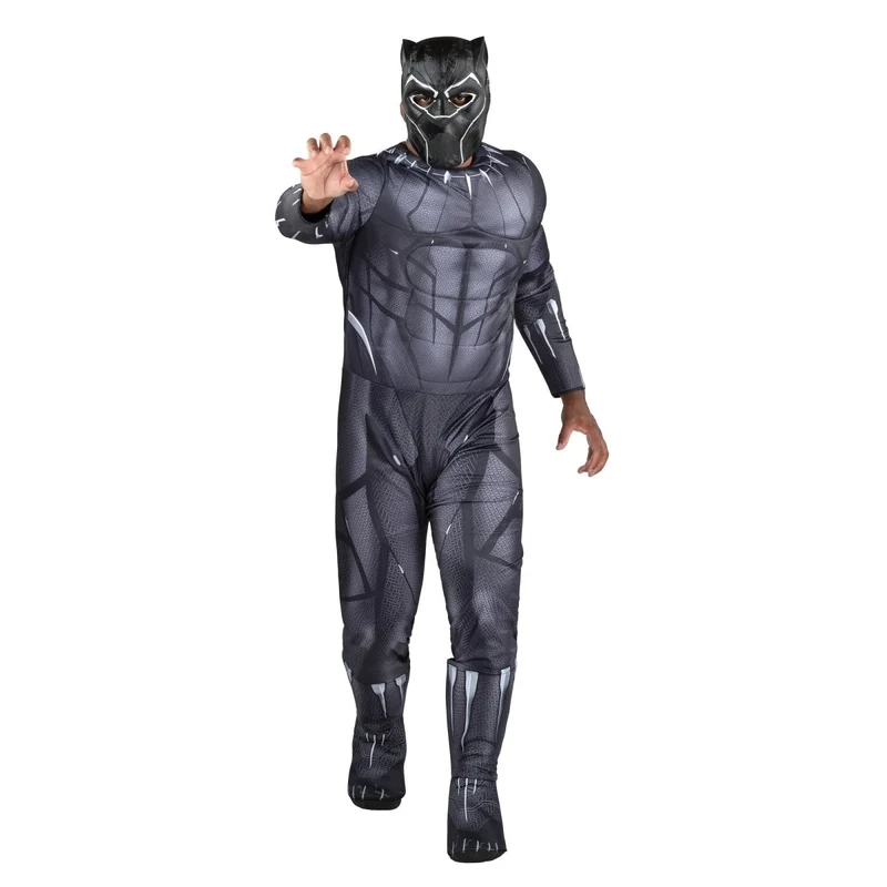 Marvel Black Panther Qualux Costume for Adults, Black Jumpsuit