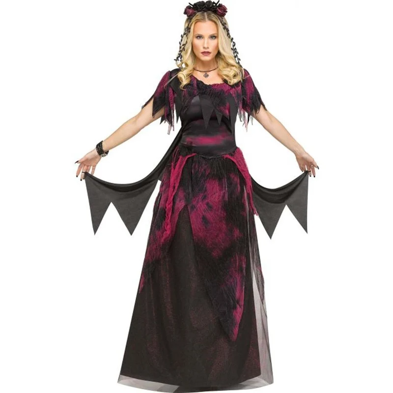 Twilight Fairy Costume for Adults, Black and Purple Dress